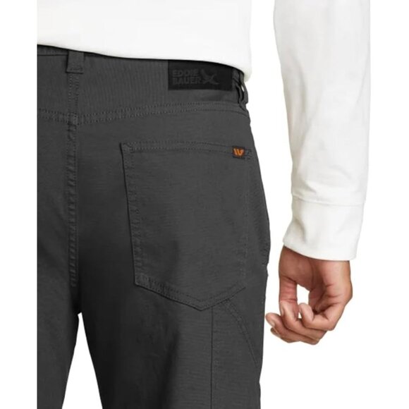 Eddie Bauer NWT Men’s Stretch Canvas Utulity Pant, (36x34, Gray) - Picture 6 of 16